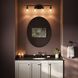 Reines 4 Light 31.75 inch Matte Black Bath Vanity Wall Light