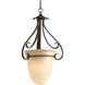 Torino 3 Light 19.75 inch Forged Bronze Hall & Foyer Ceiling Light
