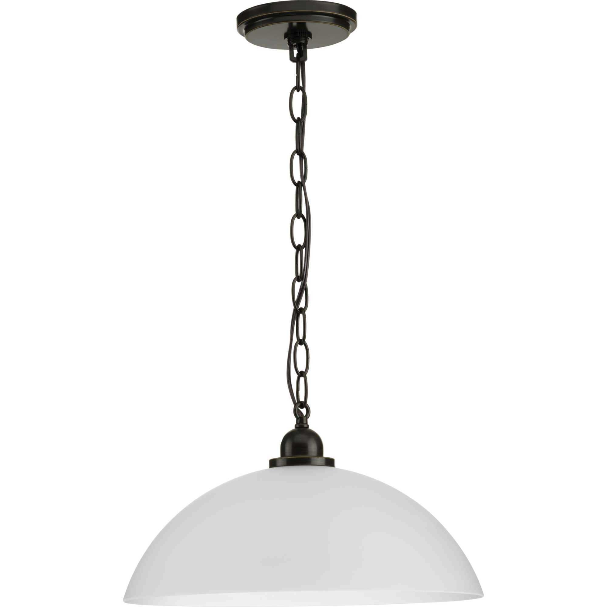 Classic Dome 1 Light 15 inch Antique Bronze Pendant Ceiling Light