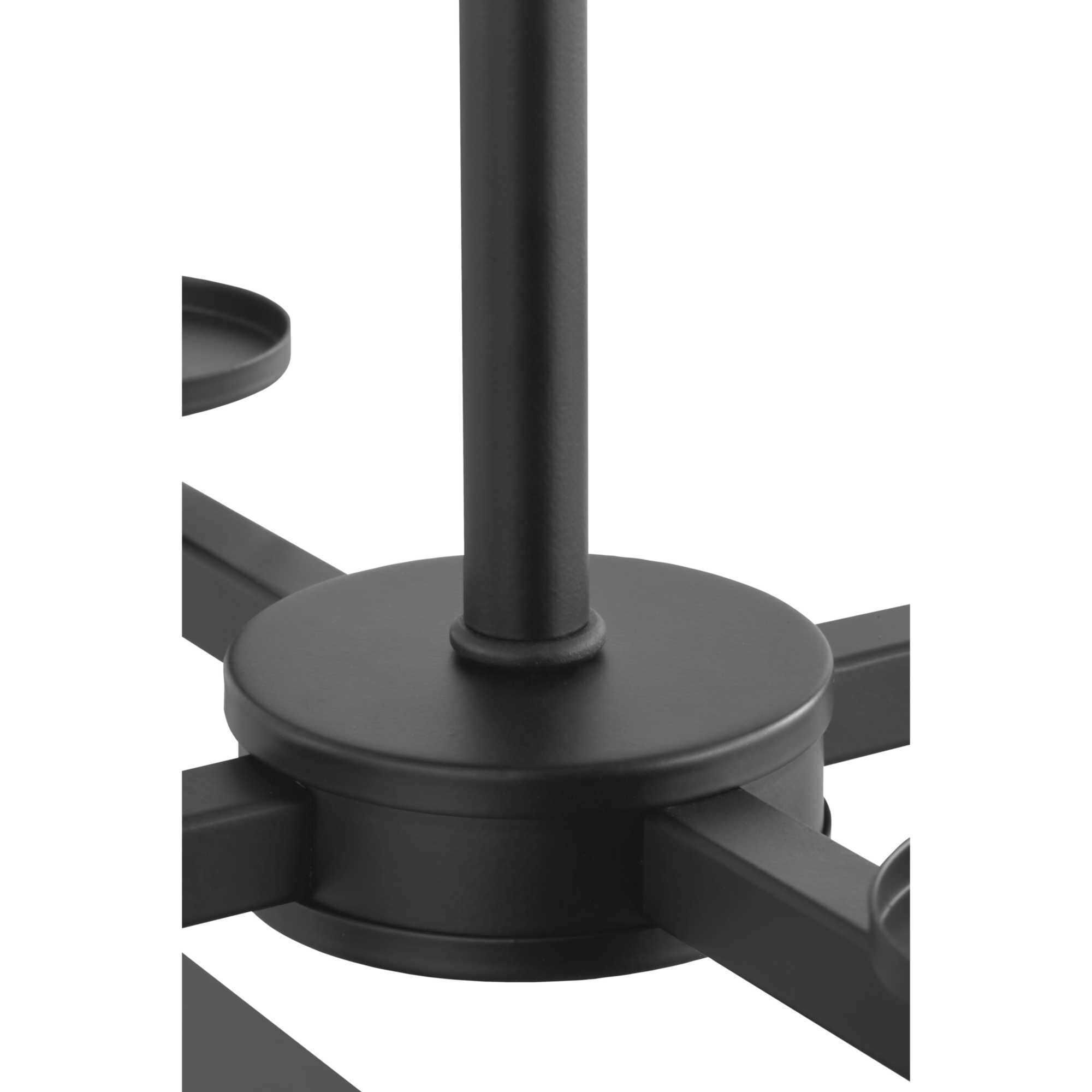 Vertex 4 Light 15 inch Matte Black Foyer Light Ceiling Light