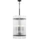 Seville 4 Light 17.87 inch Matte Black Foyer Light Ceiling Light, Design Series