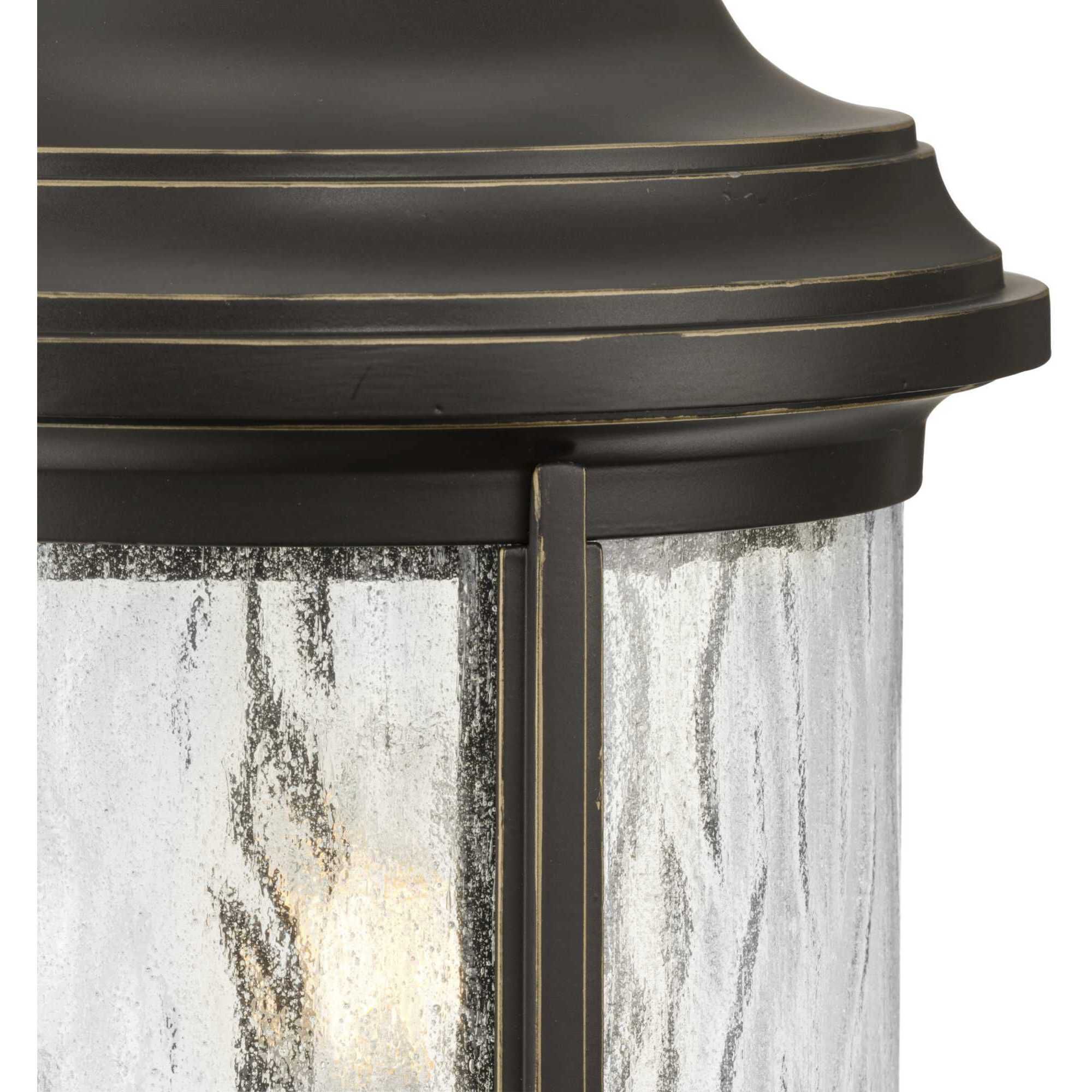 Ashmore 3 Light 21 inch Antique Bronze Outdoor Wall Lantern