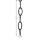 Accessory Chain Textured Black Chain