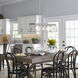 Briarwood 5 Light 38 inch Galvanized Linear Chandelier Ceiling Light