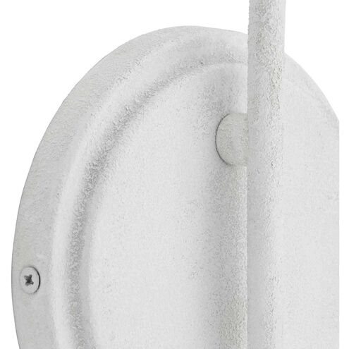 Pinellas 1 Light 5.12 inch White Plaster Wall Bracket Wall Light, Design Series