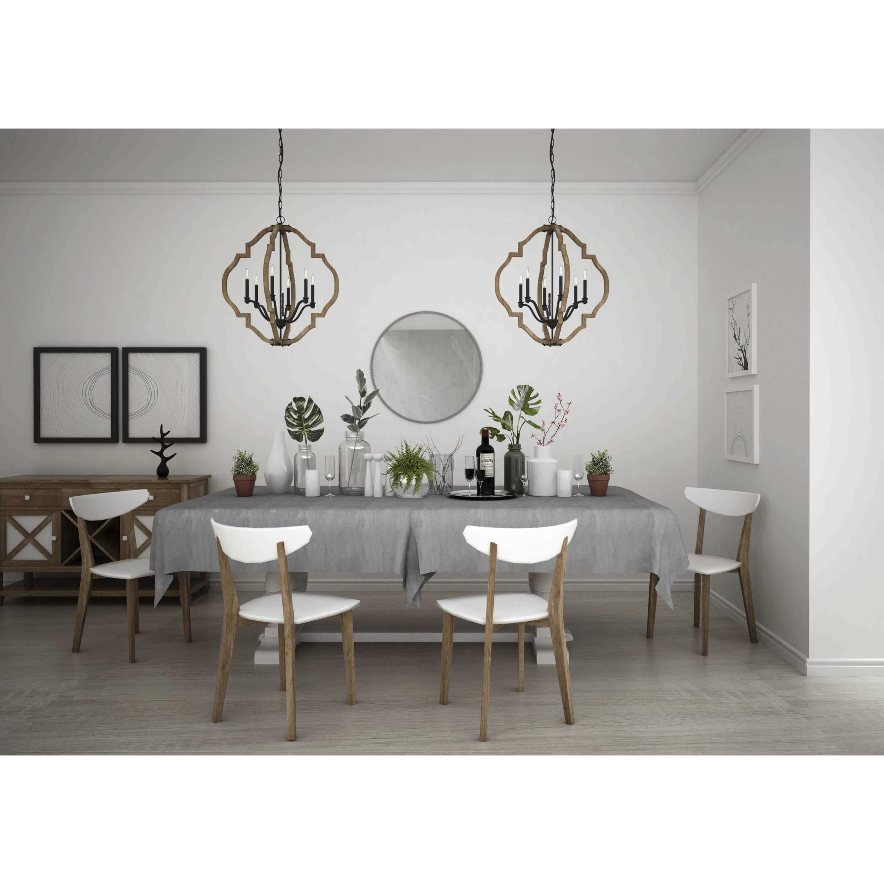 Spicewood 6 Light 30 inch Gilded Iron Chandelier Ceiling Light, Design Series