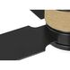 Shaffer II 56 inch Matte Black with Matte Black/Rustic Charcoal Blades Ceiling Fan, Progress LED
