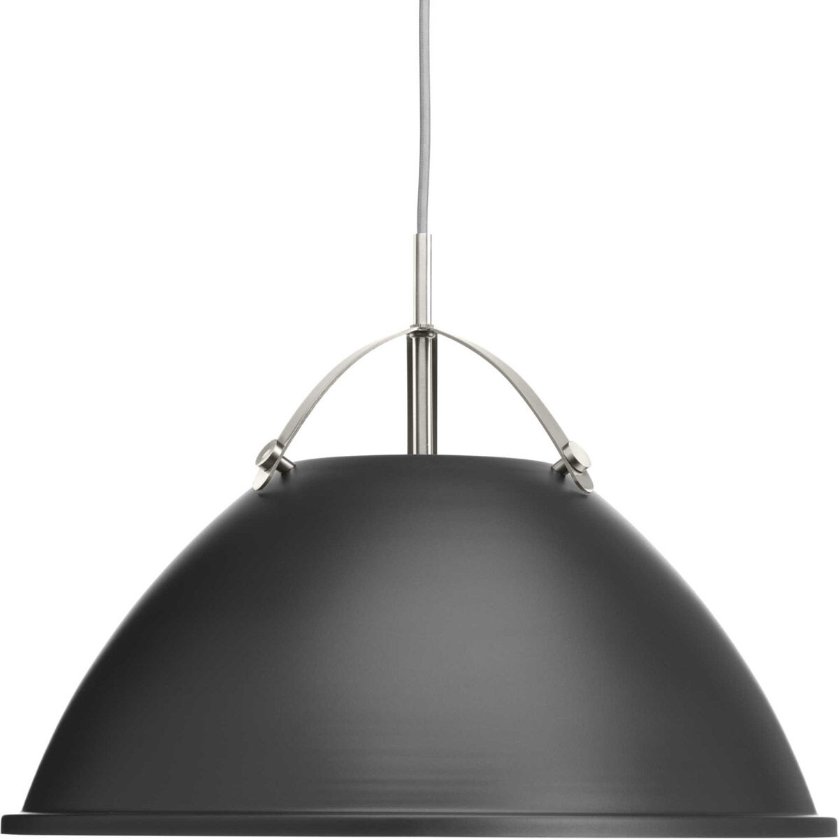 Tre 1 Light Graphite Pendant Ceiling Light, Large