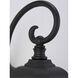 Crawford 1 Light 13 inch Textured Black Outdoor Wall Lantern, Small