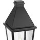 Richmond Hill 1 Light 26.5 inch Textured Black Outdoor Post Light, Design Series