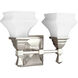 Bratenahl 2 Light 14 inch Brushed Nickel Bath Vanity Wall Light