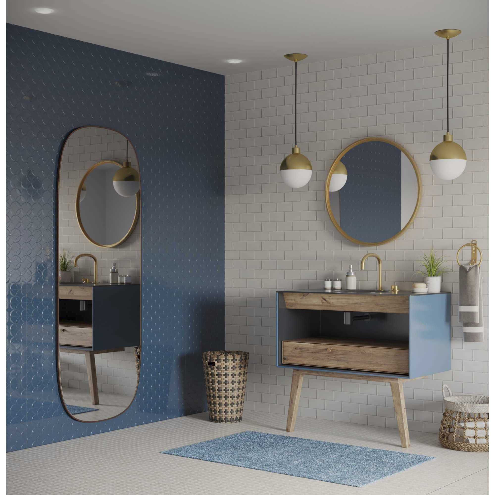 Globe LED LED Brushed Bronze Pendant Ceiling Light