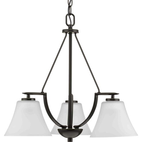 Bravo 3 Light 23 inch Antique Bronze Chandelier Ceiling Light