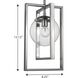 Atwell 1 Light 8.25 inch Brushed Nickel Pendant Ceiling Light