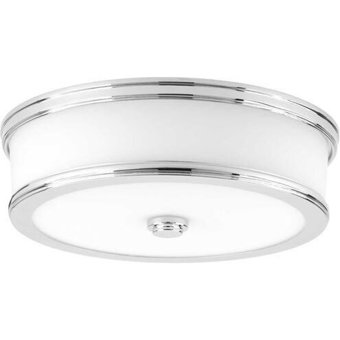 Bezel LED LED 13 inch Polished Chrome Flush Mount Ceiling Light, Progress LED