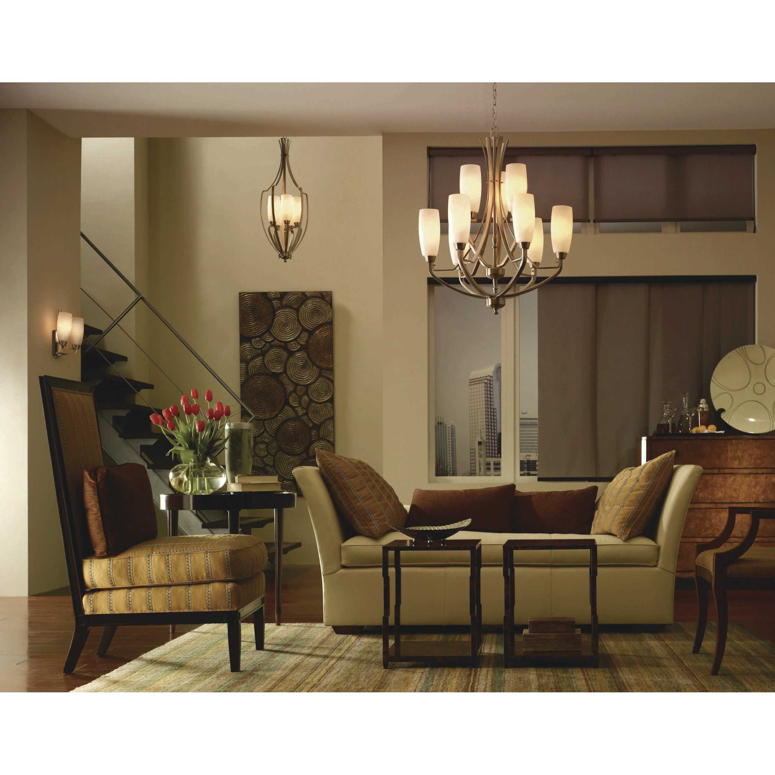 Wisten 9 Light 27 inch Brushed Nickel Chandelier Ceiling Light