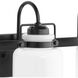 Fessler 3 Light 21.12 inch Matte Black Bath Light Wall Light