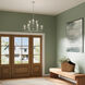Merry 9 Light 28 inch Brushed Nickel Chandelier Ceiling Light
