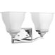 Callison 2 Light 18 inch Polished Chrome Bath Vanity Wall Light 