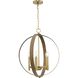 Allegheny 5 Light 22 inch Soft Gold Chandelier Ceiling Light, Design Series