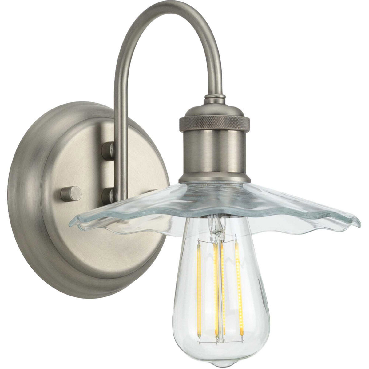 Fayette 1 Light 7.5 inch Antique Nickel Bath Vanity Wall Light