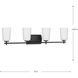 Adley 4 Light 32 inch Matte Black Bath Vanity Light Wall Light