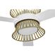 Bisbee 55 inch Satin White with Matte White Blades Outdoor Ceiling Fan