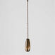 Caleb 68 inch Antique Bronze with Walnut Blades Ceiling Fan
