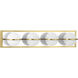 Pearl LED LED 24 inch Satin Brass Bath Vanity Wall Light, Progress LED