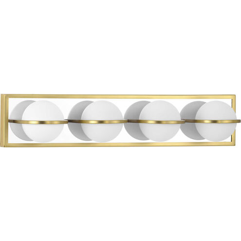 Pearl LED LED 24 inch Satin Brass Bath Vanity Wall Light, Progress LED