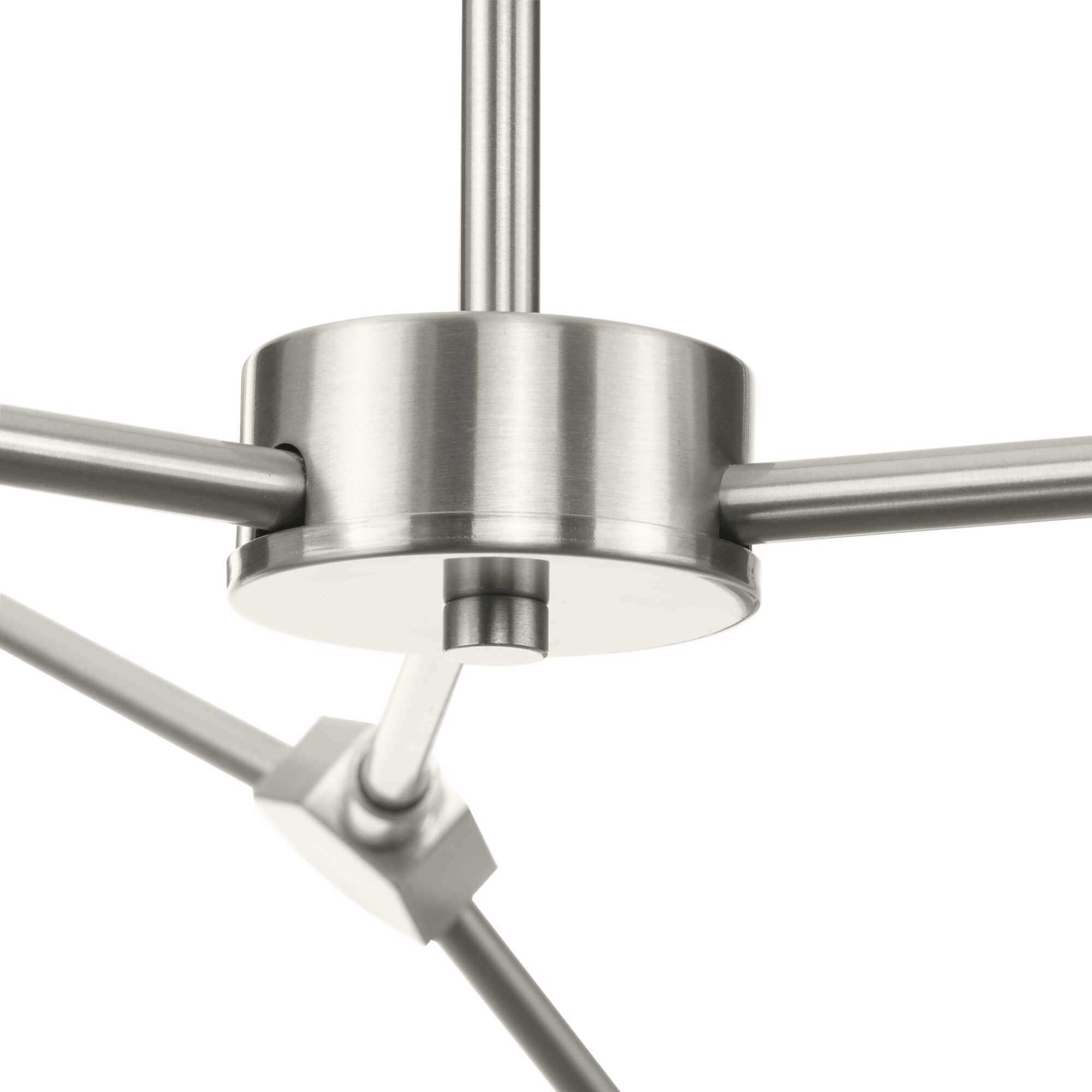 Progress P400378-009 Haas 6 Light 50 inch Brushed Nickel