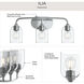 Ilia 3 Light 22 inch Polished Chrome Bath Vanity Wall Light