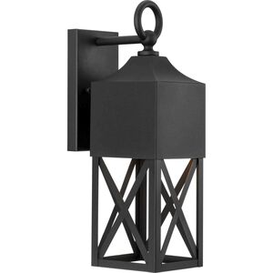 Birkdale 1 Light 18 inch Textured Black Outdoor Wall Lantern