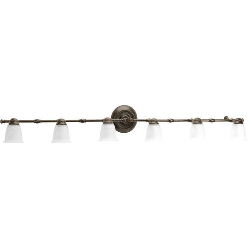 Renovations 6 Light 48 inch Forged Bronze Close-to-Ceiling Ceiling Light