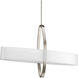 Cuddle 6 Light 42 inch Brushed Nickel Pendant Ceiling Light in Bulbs Not Included
