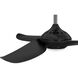 Conte 52 inch Matte Black Outdoor Ceiling Fan
