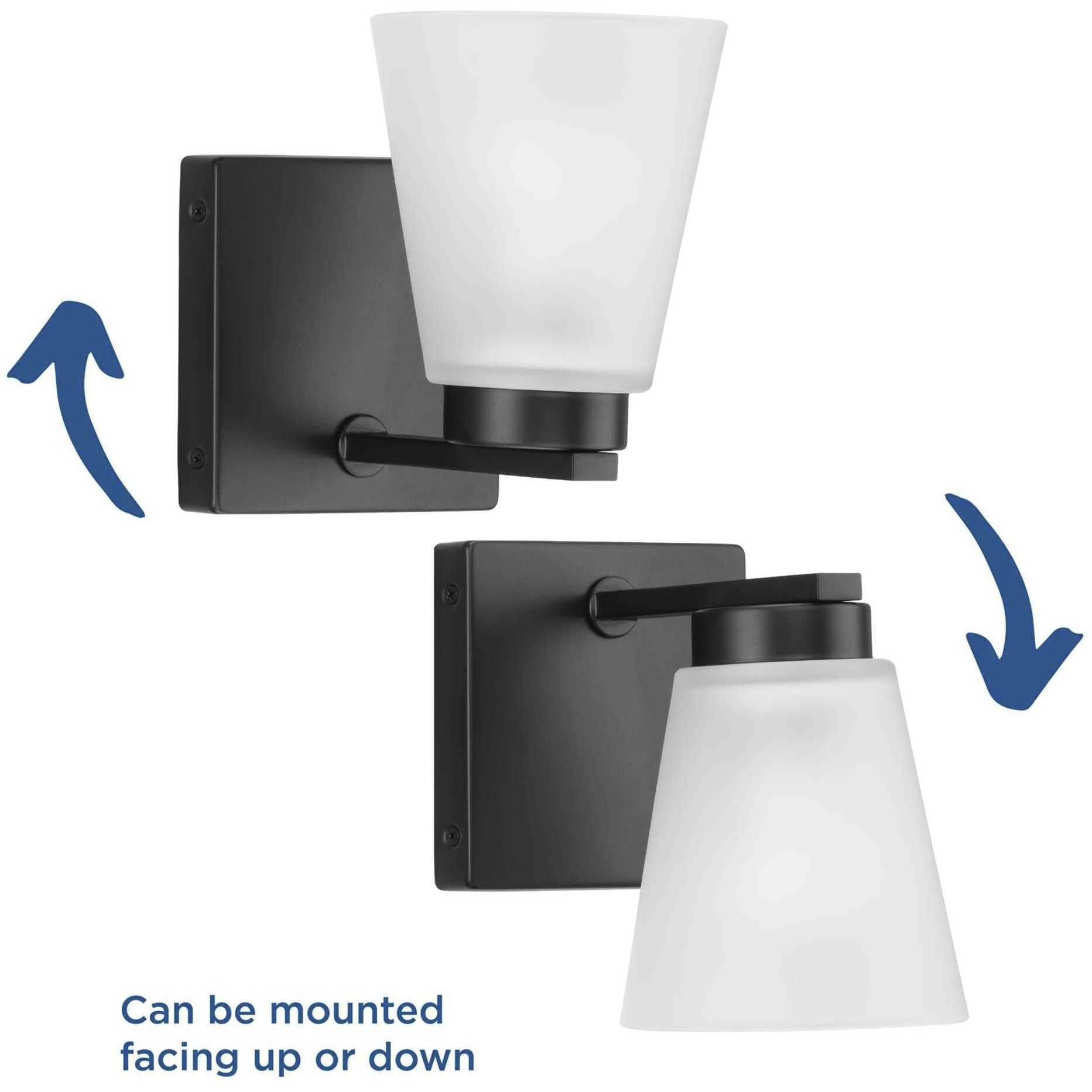 Tanner 1 Light 6.75 inch Matte Black Vanity Light Wall Light