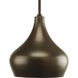 Kiss 1 Light 10.12 inch Oil Rubbed Bronze Mini-Pendant Ceiling Light
