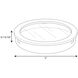 Aluminum Cylinder White Top Cover Lens, for P5675 series