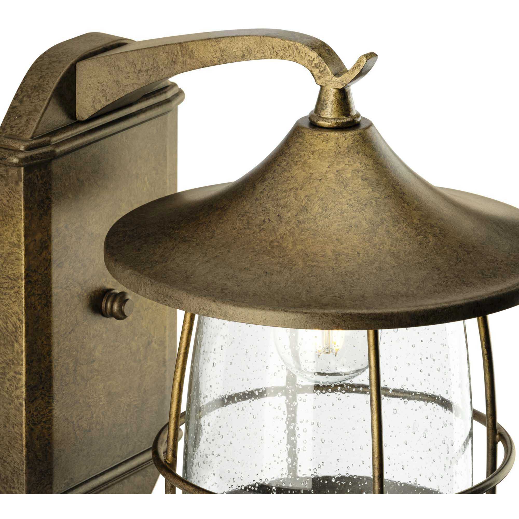 Prairie 1 Light 14 inch Burnished Chestnut Outdoor Wall Lantern, Large