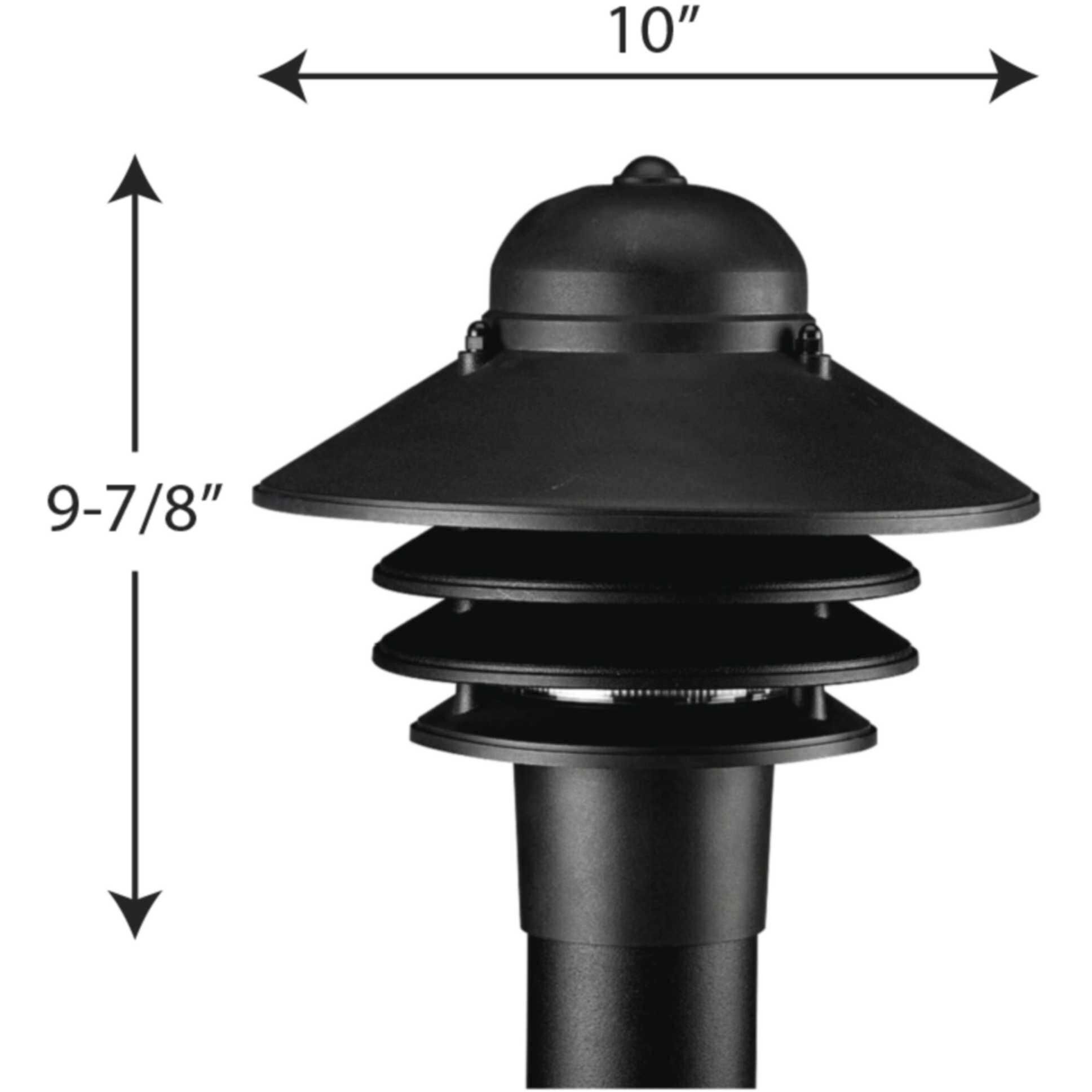 Newport 1 Light 10 inch Textured Black Outdoor Post Lantern