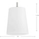 Clarion 1 Light 9 inch Brushed Nickel Pendant Ceiling Light