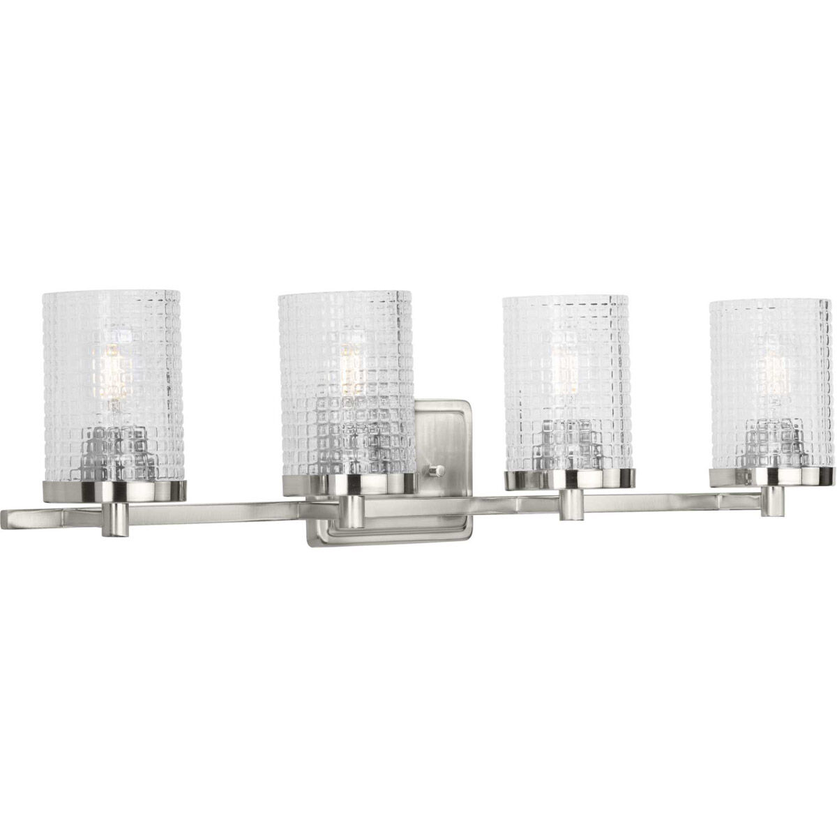 Fawcett 4 Light 31.13 inch Brushed Nickel Bath Vanity Wall Light