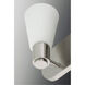 Logic 2 Light 13 inch Polished Chrome Bath Vanity Wall Light, Design Series