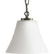 Bravo 1 Light 7.25 inch Antique Bronze Mini-Pendant Ceiling Light