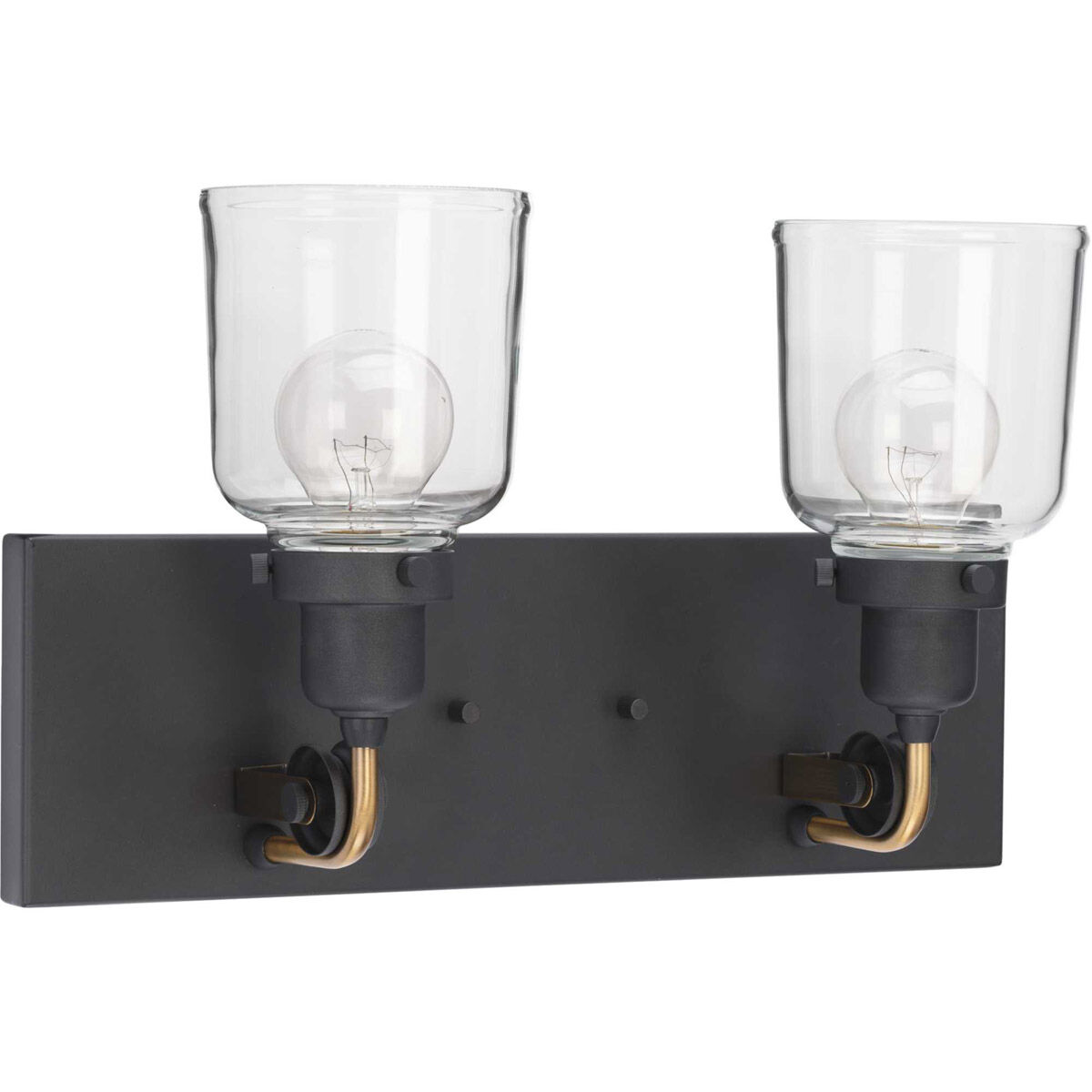 Rushton 2 Light 16 inch Graphite Bath Vanity Wall Light