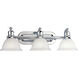Madison 3 Light 27.5 inch Polished Chrome Bath Vanity Wall Light