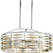 The Pointe 6 Light 19 inch Polished Chrome Chandelier Ceiling Light