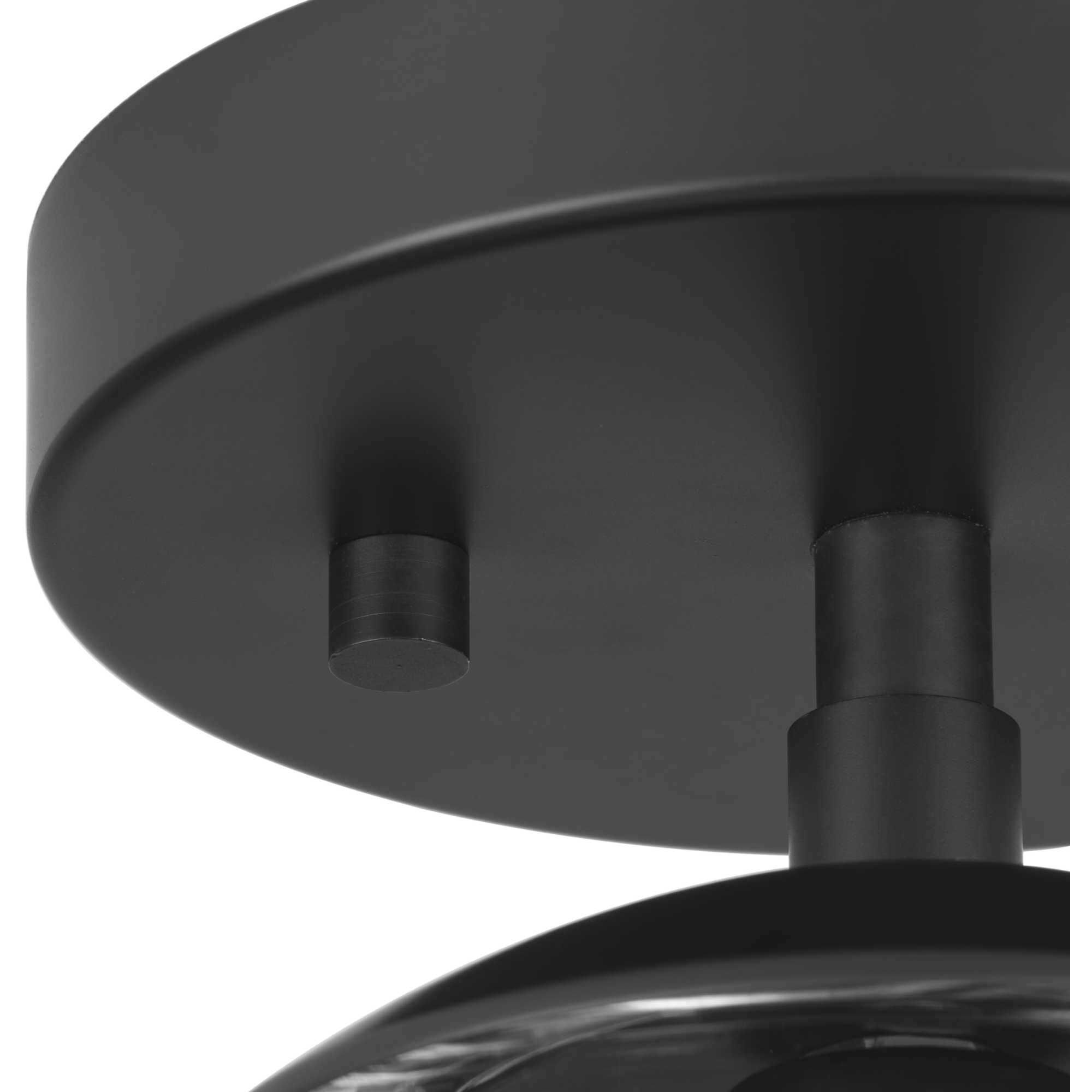 Atwell 1 Light 5.87 inch Matte Black Semi-flush Ceiling Light