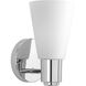 Logic 1 Light 5 inch Polished Chrome Bath Vanity Wall Light, Design Series